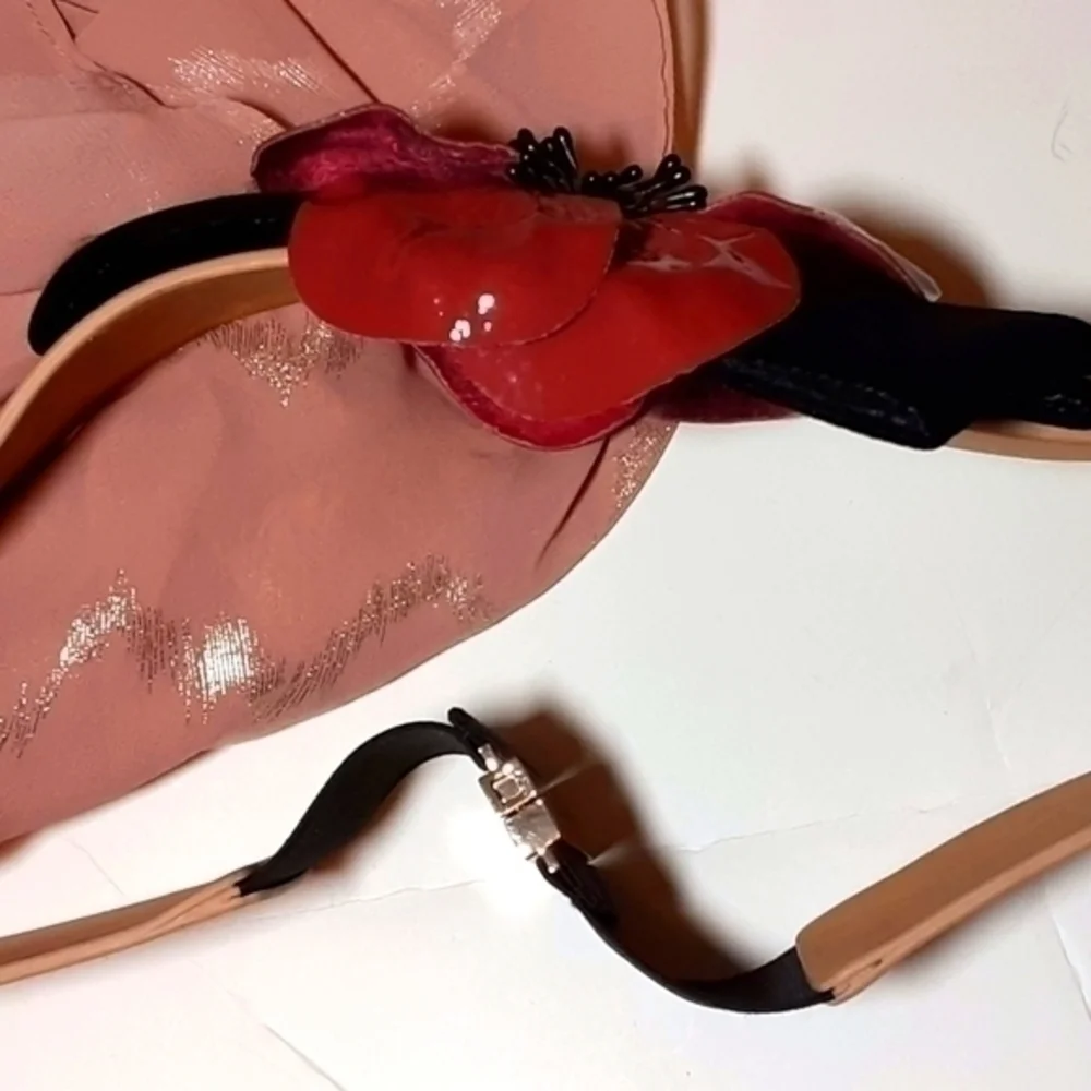Vintage Leather Flower Belt